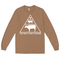 Toasted Coconut the real food pyramid carnivore Long Sleeve Tee - linhVisuals