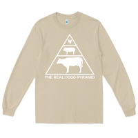 Mushroom the real food pyramid carnivore Long Sleeve Tee - linhVisuals