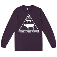 Plum the real food pyramid carnivore Long Sleeve Tee - linhVisuals