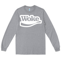 Heather Grey Woke Long Sleeve Tee - linhVisuals
