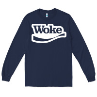 Navy Woke Long Sleeve Tee - linhVisuals