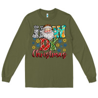 Army Green How Dy Christmas Long Sleeve Tee - CowhideDigitalArt