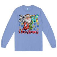 Colony Blue How Dy Christmas Long Sleeve Tee - CowhideDigitalArt