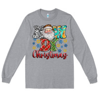 Heather Grey How Dy Christmas Long Sleeve Tee - CowhideDigitalArt