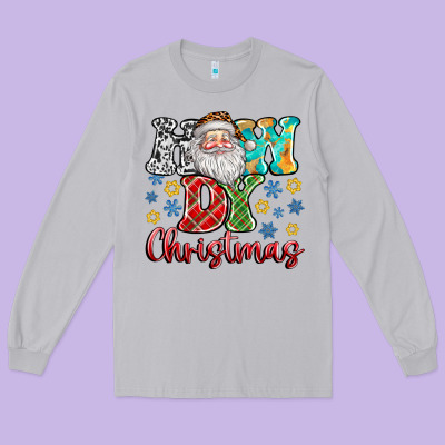 How Dy Christmas Long Sleeve Tee Designed By Cowhidedigitalart