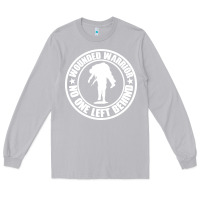 Moon Dust Wounded Warrior No One Left Behind War Veteran Long Sleeve Tee - linhVisuals