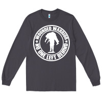 Smoke Wounded Warrior No One Left Behind War Veteran Long Sleeve Tee - linhVisuals