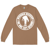 Toasted Coconut Wounded Warrior No One Left Behind War Veteran Long Sleeve Tee - linhVisuals