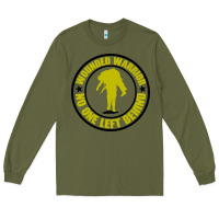 Army Green Wounded Warrior No One Left Behind War Veteran Long Sleeve Tee - linhVisuals