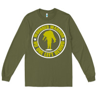 Army Green Wounded Warrior No One Left Behind War Veteran Long Sleeve Tee - linhVisuals