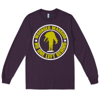 Plum Wounded Warrior No One Left Behind War Veteran Long Sleeve Tee - linhVisuals