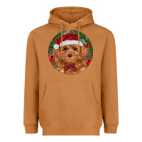 Meerkat Christmas Toy Poodle Heavyweight Hoodie - RanaPortraitStore