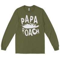 Army Green papa roach Long Sleeve Tee - linhVisuals