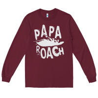 Burgundy papa roach Long Sleeve Tee - linhVisuals