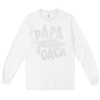 White papa roach Long Sleeve Tee - linhVisuals