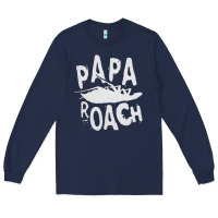 Navy papa roach Long Sleeve Tee - linhVisuals