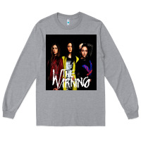 Heather Grey The warning Long Sleeve Tee - linhVisuals