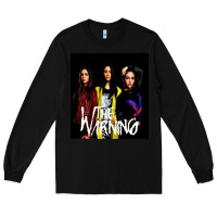 Black The warning Long Sleeve Tee - linhVisuals