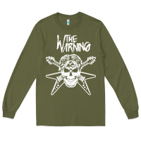 Army Green The warning Amazing Long Sleeve Tee - linhVisuals