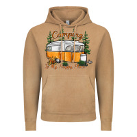 Vintage Camel camping is my happy place Vintage Hoodie - SublimationCraftShop
