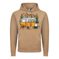 Vintage Coffee camping is my happy place Vintage Hoodie - SublimationCraftShop