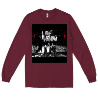 Burgundy The warning Tour Long Sleeve Tee - linhVisuals