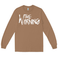 Toasted Coconut The warning Style Long Sleeve Tee - linhVisuals