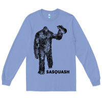 Colony Blue cool unique sasquash sasquatch and squash bigfoot t shirt Long Sleeve Tee - linhVisuals