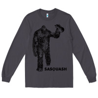 Smoke cool unique sasquash sasquatch and squash bigfoot t shirt Long Sleeve Tee - linhVisuals