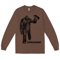 Chestnut cool unique sasquash sasquatch and squash bigfoot t shirt Long Sleeve Tee - linhVisuals