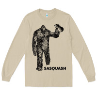 Mushroom cool unique sasquash sasquatch and squash bigfoot t shirt Long Sleeve Tee - linhVisuals