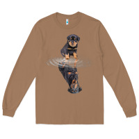 Toasted Coconut rottweiler reflection t shirt funny father's day dog gifts Long Sleeve Tee - linhVisuals