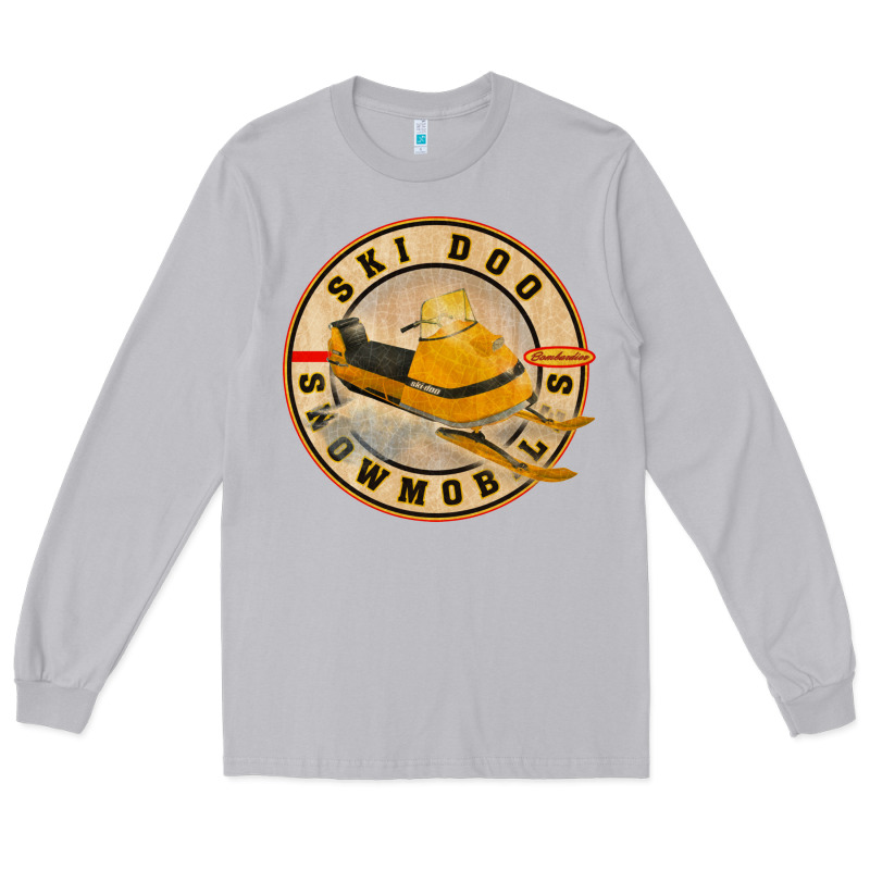 Ski Doo Vintage Snowmobiles Long Sleeve Tee by linhVisuals | Teevron