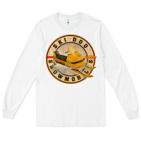 White ski doo vintage snowmobiles Long Sleeve Tee - linhVisuals
