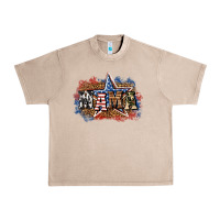 French Oak patriotic mama Urban Heavy Tee - BundleAndBundleShop