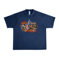 Navy patriotic mama Urban Heavy Tee - BundleAndBundleShop