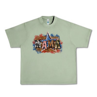 Oil Green patriotic mama Urban Heavy Tee - BundleAndBundleShop