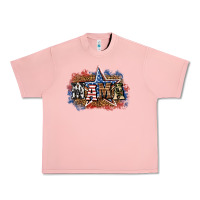 Salmon patriotic mama Urban Heavy Tee - BundleAndBundleShop