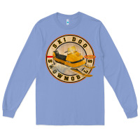 Colony Blue ski doo vintage snowmobiles Long Sleeve Tee - linhVisuals
