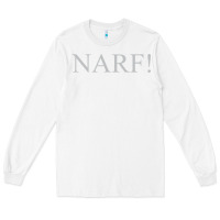 White narf Long Sleeve Tee - linhVisuals