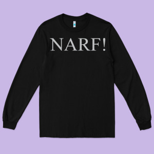 Narf Long Sleeve Tee Designed By Linhvisuals