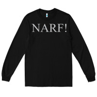 Black narf Long Sleeve Tee - linhVisuals