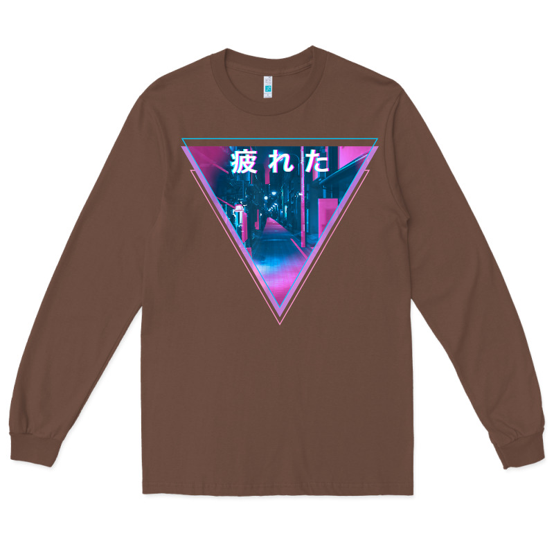 Tired Japanese Otaku   Abandoned City Street Art T Shirt Long Sleeve Tee by linhVisuals | Teevron