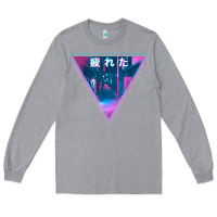 Heather Grey tired japanese otaku   abandoned city street art t shirt Long Sleeve Tee - linhVisuals