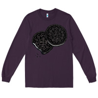 Plum oreo lover  cookies Long Sleeve Tee - linhVisuals