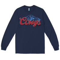 Navy wsu cougs light blue Long Sleeve Tee - linhVisuals