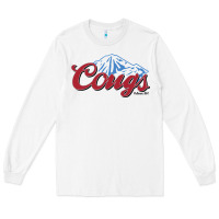 White wsu cougs light blue Long Sleeve Tee - linhVisuals