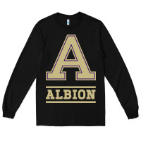 Black albion college athleticpurple Long Sleeve Tee - linhVisuals