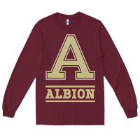 Burgundy albion college athleticpurple Long Sleeve Tee - linhVisuals