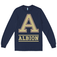 Navy albion college athleticpurple Long Sleeve Tee - linhVisuals